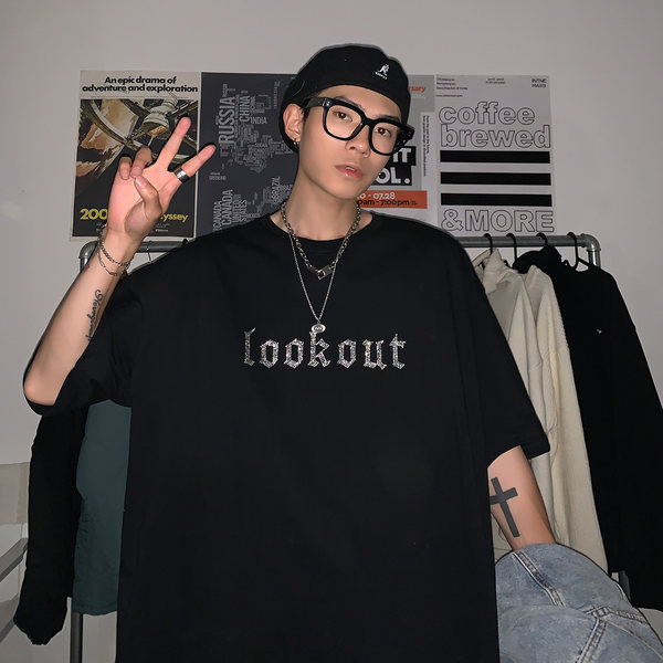 เสื้อยืดผู้ชายอ้วน S-5XL(อกเสื้อ39-51นิ้ว)