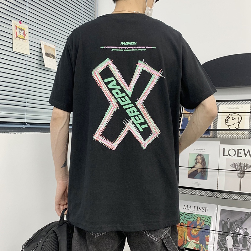 เสื้อยืดผู้ชายอ้วน M-5XL
