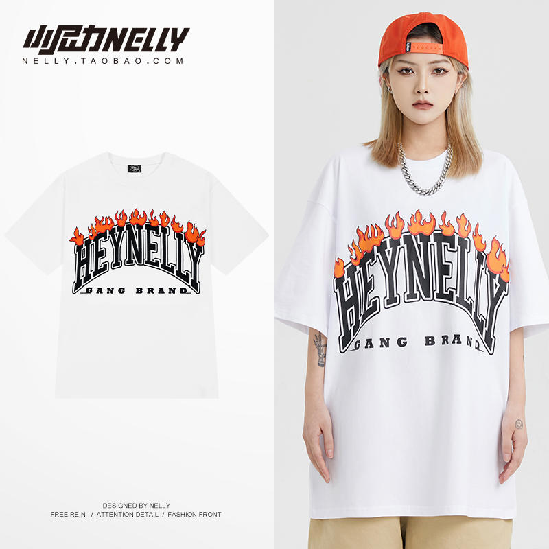 เสื้อยืดคอกลม ผู้ชาย เสื้อยืดผู้ชายเกาหลี เสื้อยืดเกาหลี แบรนด์ NELLY