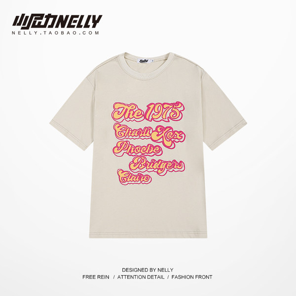 เสื้อยืดคอกลม ผู้ชาย เสื้อยืดผู้ชายเกาหลี เสื้อยืดเกาหลี แบรนด์ NELLY
