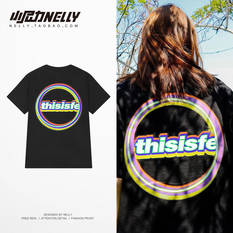 เสื้อยืดคอกลม ผู้ชาย เสื้อยืดผู้ชายเกาหลี เสื้อยืดเกาหลี แบรนด์ NELLY