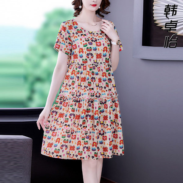 เดรสวัยผู้ใหญ่40-60ปี เดรสคุณแม่ ชุดเดรสทำงานวัยผู้ใหญ่ แบรนด์ MAMA DRESS
