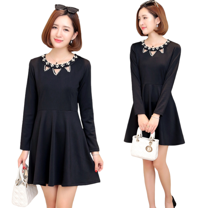 ðĪ Dress4717 āđāļāļĢāļŠāļŠāļĩāļāļģāļŠāļēāļ§āļāļ§āļāļĢāļāļāļāļ 40-46" āļāļĩāđāļāļĨāļĄāļļāļāđāļāļāļĢ āđāļāļāļĒāļēāļ§ āļāļēāļāļāļĢāļĩāđāļĄāļĩāļĒāļĄ āļāđāļēāļĒāļ·āļāļŦāļĒāļļāđāļāđāļŠāđāļŠāļāļēāļĒ