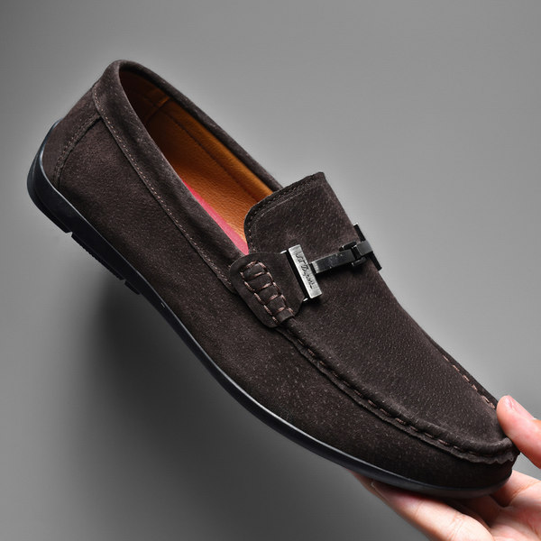 รองเท้าหนังผู้ชาย มีไซส์39-44 รองเท้าโลฟเฟอร์ชาย Slip-On Shoes