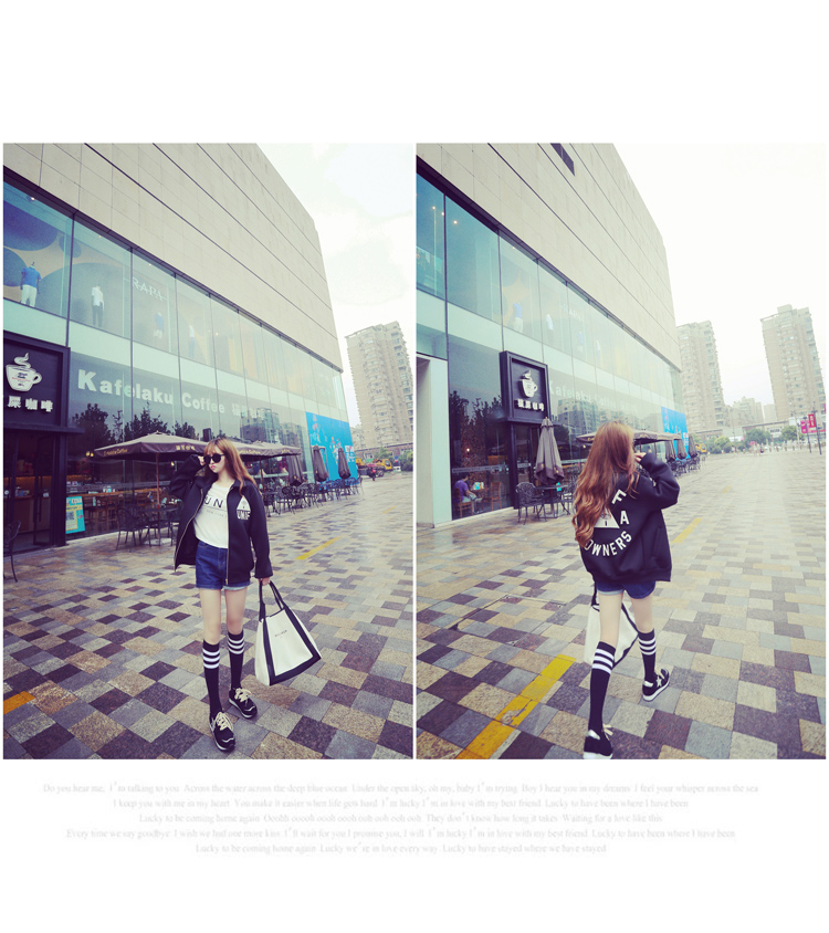 เสื้อคลุมเบสบอล ทรงสวยสีดำ ปักลายเท่ๆ พร้อมส่ง same pic