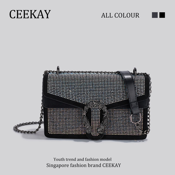 กระเป๋าสะพายข้างเกาหลี กระเป๋าผู้หญิงแบรนด์ CEEKEY