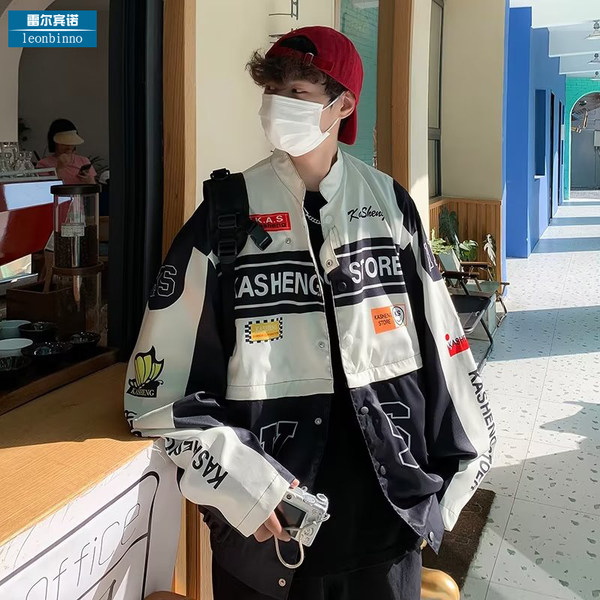 เสื้อแจ็คเก็ตเบสบอล เสื้อคลุม เสื้อแขนยาวสไตล์เกาหลี