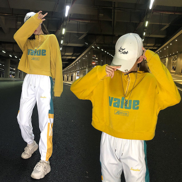 ชุดวอร์ม สูทเกาหลี Jumpsuit ชุดจั้มสูท ชุดเซท 2 ชิ้น ชุดกีฬาผู้หญิง ชุดออกกำลังกาย เสื้อกันหนาว ชุดวอร์มคู่