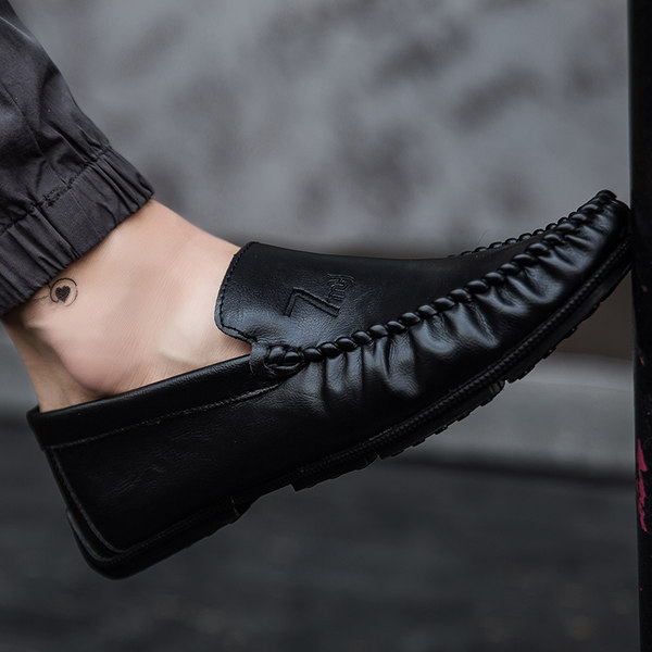 รองเท้าหนังผู้ชาย มีไซส์39-44 รองเท้าโลฟเฟอร์ชาย Slip-On Shoes