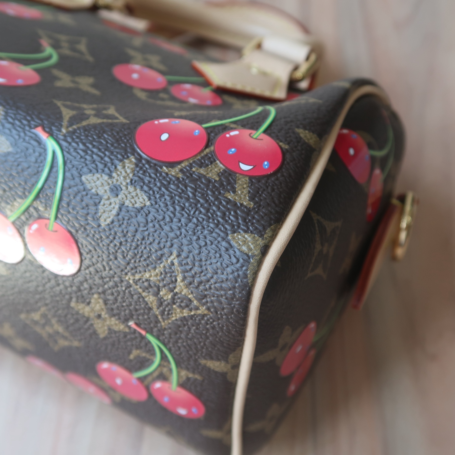 Louis Vuitton X Murakami Monogram Cherry Speedy 20 Ban"