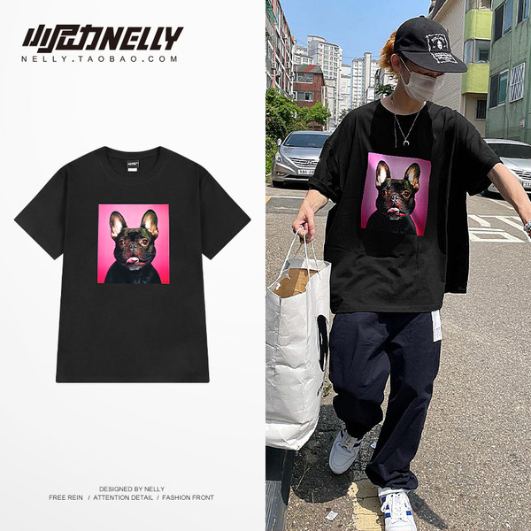 เสื้อยืดคอกลม ผู้ชาย เสื้อยืดผู้ชายเกาหลี เสื้อยืดเกาหลี แบรนด์ NELLY