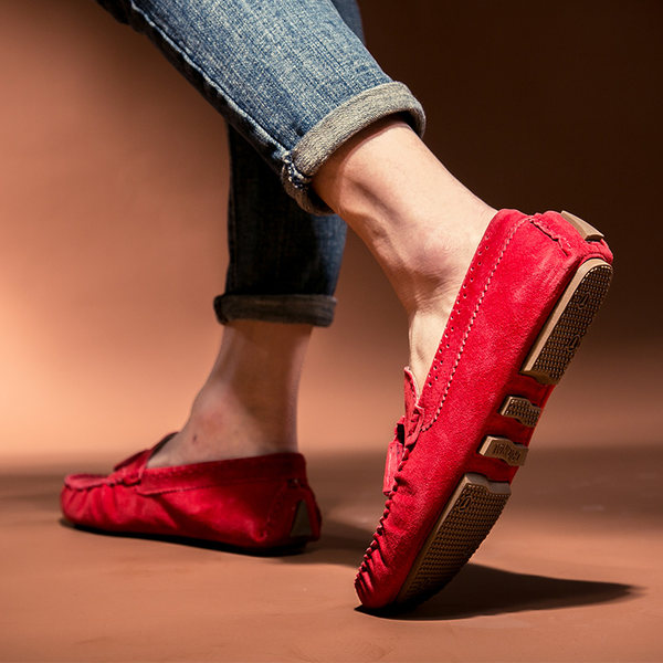 รองเท้าหนังผู้ชาย มีไซส์39-44 รองเท้าโลฟเฟอร์ชาย Slip-On Shoes