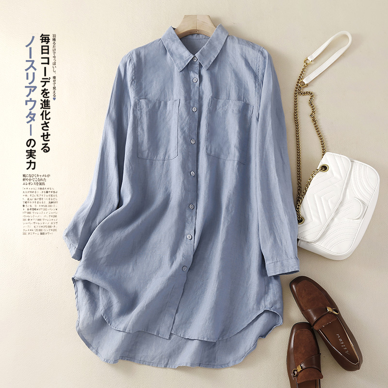 เสื้อลินิน เสื้อผ้าฝ้ายลินิน เสื้อเชิ้ตผ้าลินิน