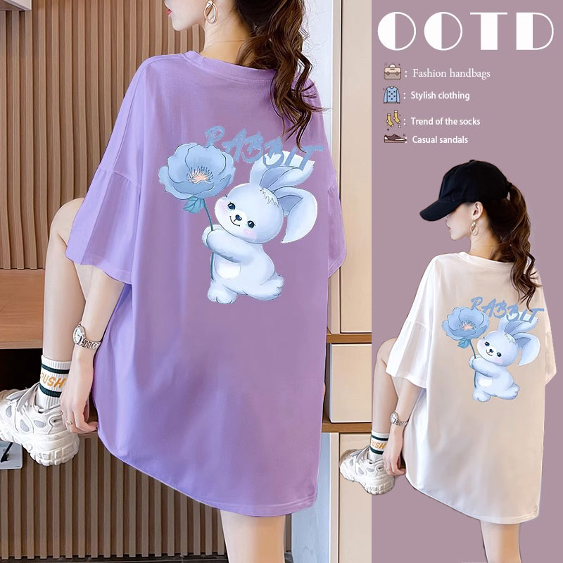 เสื้อยืดคนอ้วนแบบโอเวอร์ไซส์แบบ ulzzang fashion สนใจทักแชท