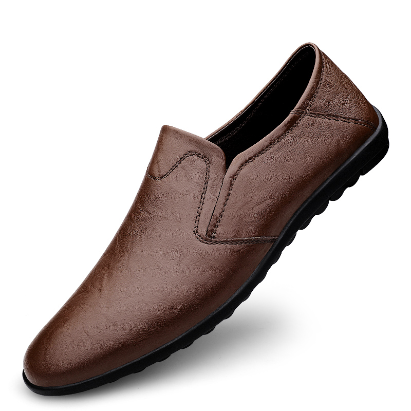 รองเท้าหนังผู้ชาย มีไซส์39-44 รองเท้าโลฟเฟอร์ชาย Slip-On Shoes