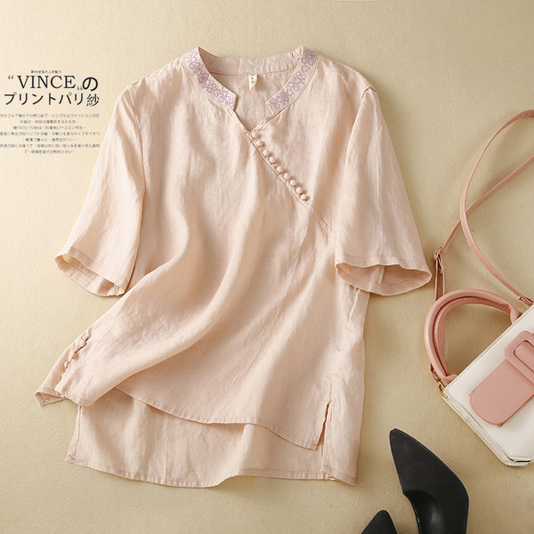 เสื้อลินิน แบบเสื้อสวยๆ เสื้อผ้าฝ้ายลินิน เสื้อเชิ้ตผ้าลินิน BY LININ
