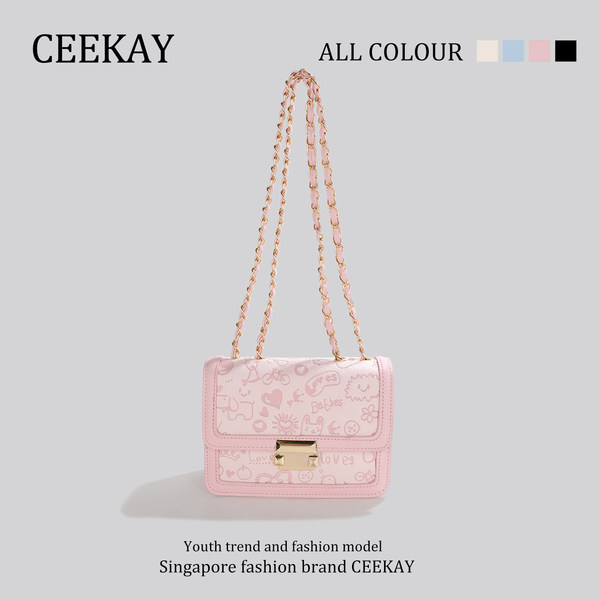 กระเป๋าสะพายข้างเกาหลี กระเป๋าผู้หญิงแบรนด์ CEEKEY