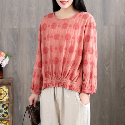 เสื้อผ้าฝ้าย ผ้าลินิน มีขนาดไซส์เดียว อกประมาณ100ซม.หรือประมาณ 40นิ้วขึ้นไป