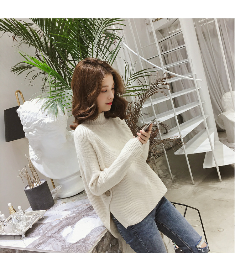 Sweater เสื้อสเวทเตอร์ไหมพรม แขนยาว เนื้อนุ่ม ใส่สบายยืดได้เยอะ พร้อมส่ง