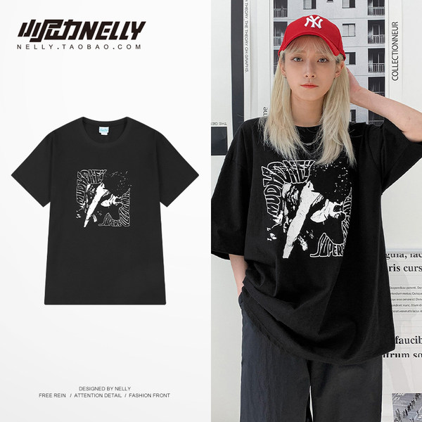 เสื้อยืดคอกลม ผู้ชาย เสื้อยืดผู้ชายเกาหลี เสื้อยืดเกาหลี แบรนด์ NELLY
