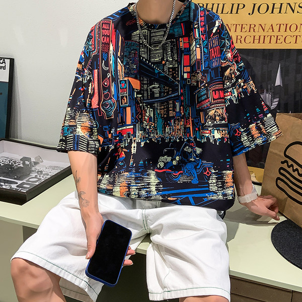 เสื้อยืดผู้ชายอ้วน S-5XL(อกเสื้อ39-51นิ้ว)