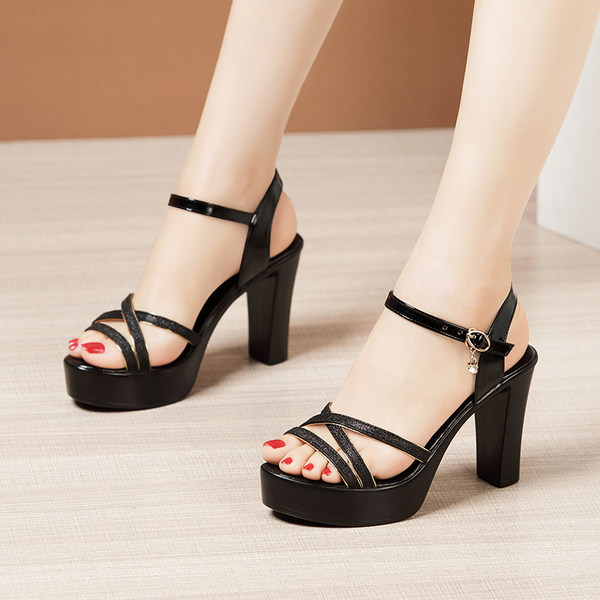 รองเท้าส้นสูงผู้หญิง รองเท้าส้นสูงรัดส้นผู้หญิง ส้นสูงนำเข้า ส้นสูงสวยหรู By Fashion Shoes Cabinat