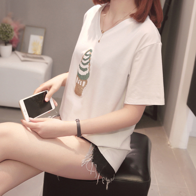 เสื้อยืดทีเชิ้ตผ้าคอตตอน L-4XL เสื้อยืดทีเชิ้ตสาวอวบ เสื้อยืดทีเชิ้ตสาวอ้วน เสื้อยืดทีเชิ้ตสาวพลัสไซส์ BY Uppercase Beauty