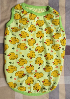 เสื้อน้องหมา-น้องแมวผ้ายืด คอ7" ยาว10.5" #444-027