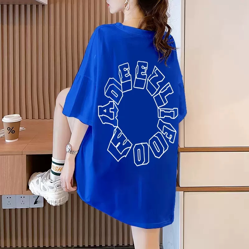 เสื้อยืดคนอ้วนแบบโอเวอร์ไซส์แบบ ulzzang fashion สนใจทักแชท