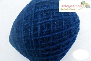 เชือกกระสอบสีธรรมชาติและย้อมสี