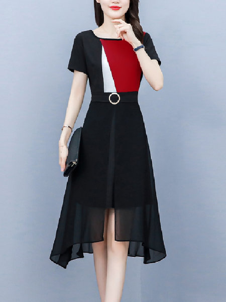 เดรสวัยผู้ใหญ่40-60ปี เดรสคุณแม่ ชุดเดรสทำงานวัยผู้ใหญ่ แบรนด์ MAMA DRESS