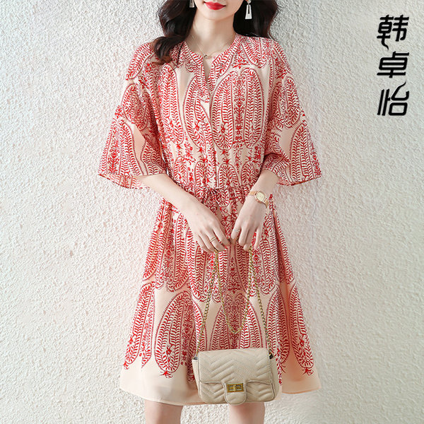เดรสวัยผู้ใหญ่40-60ปี เดรสคุณแม่ ชุดเดรสทำงานวัยผู้ใหญ่ แบรนด์ MAMA DRESS