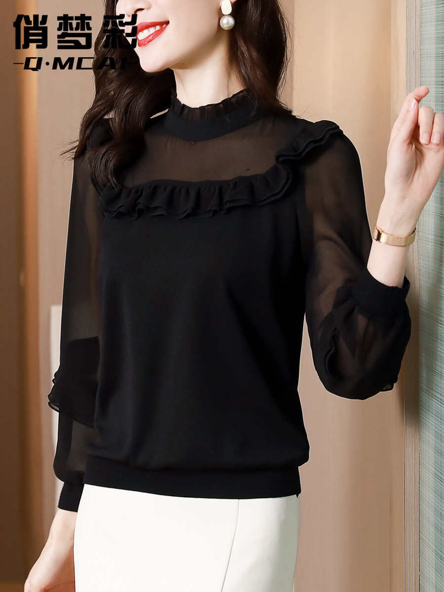 เสื้อเชิ้ต เสื้อเชิ้ตชีฟอง ลายสวยๆฟรีค่าส่ง