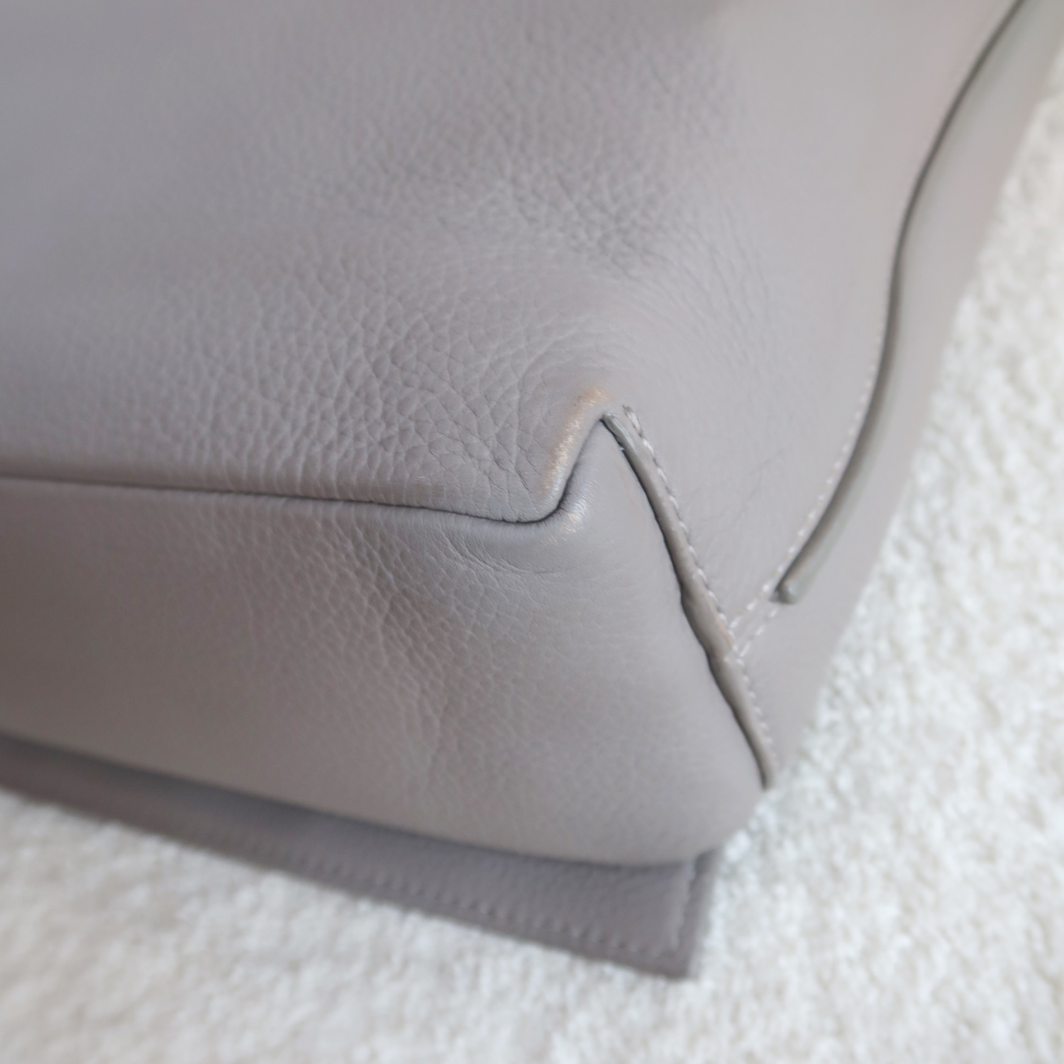 Dior Homme Grey Calfskin Messenger Bag