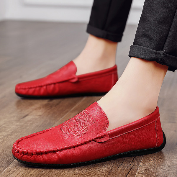 รองเท้าหนังผู้ชาย มีไซส์39-44 รองเท้าโลฟเฟอร์ชาย Slip-On Shoes