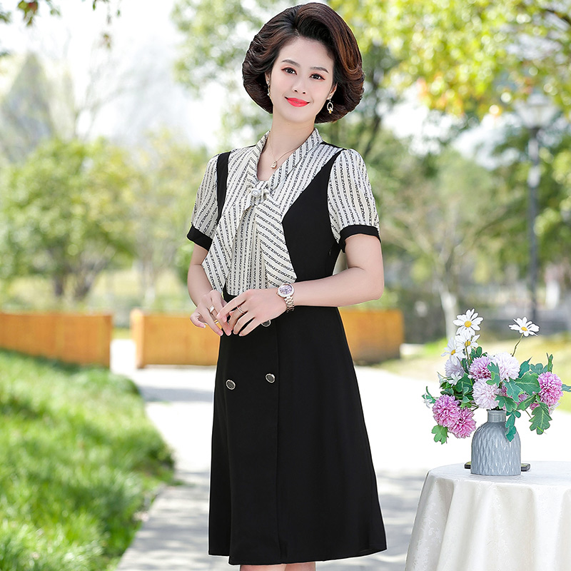 เดรสวัยผู้ใหญ่40-60ปี เดรสคุณแม่ ชุดเดรสทำงานวัยผู้ใหญ่ แบรนด์ MAMA DRESS