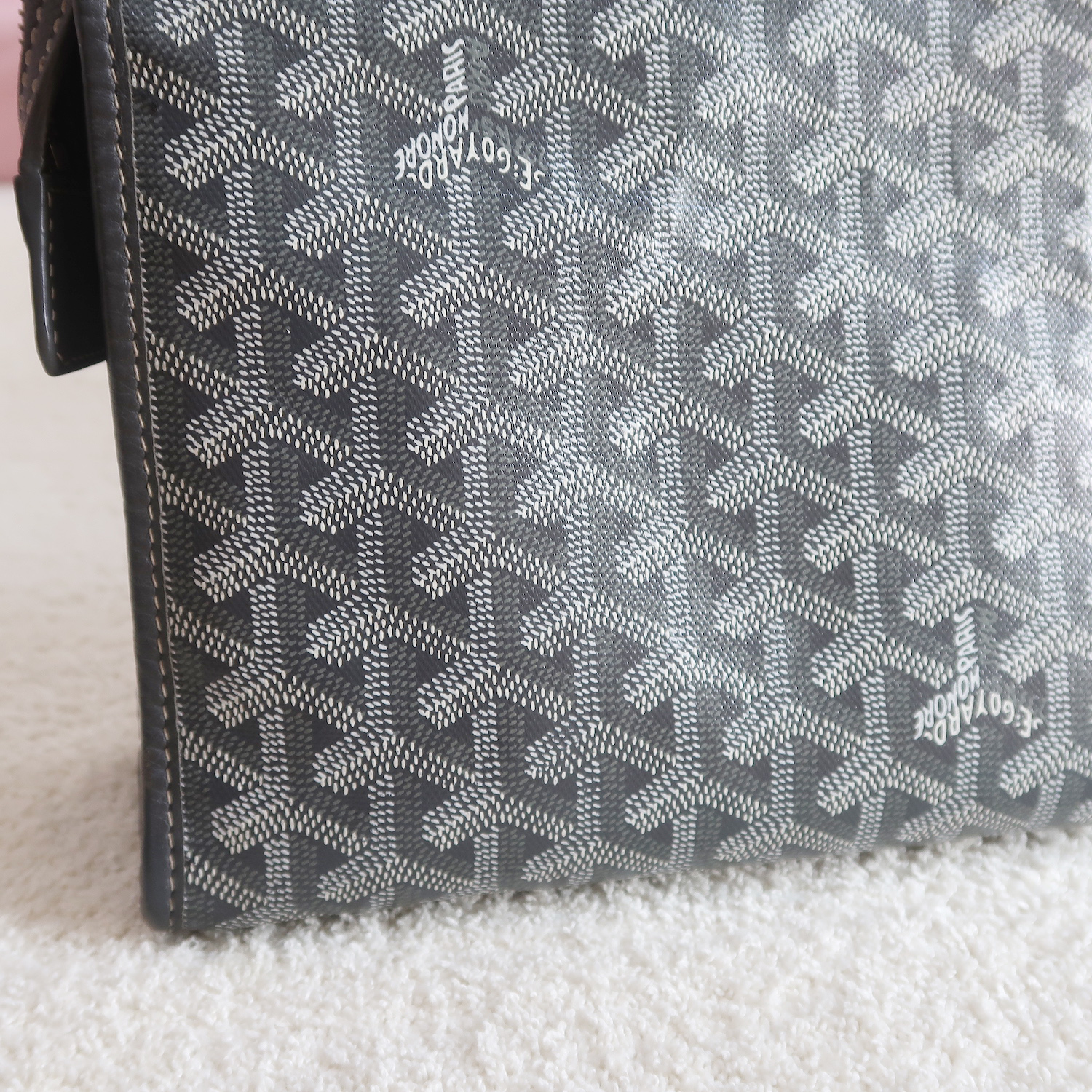 Goyard Grey Jouvence Clutch MM 2020