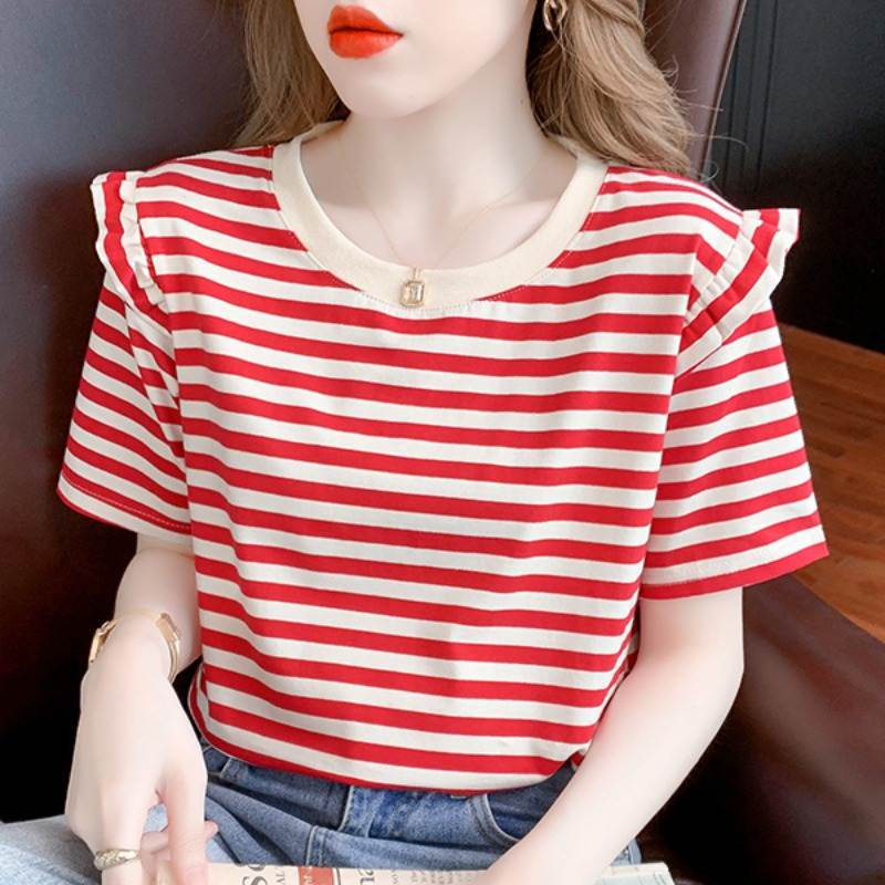เสื้อยืดวัยรุ่นน่ารักๆ เสื้อวัยรุ่นแขนสั้น เสื้อผ้าวัยรุ่นเกาหลี แบรนด์ Wiyike