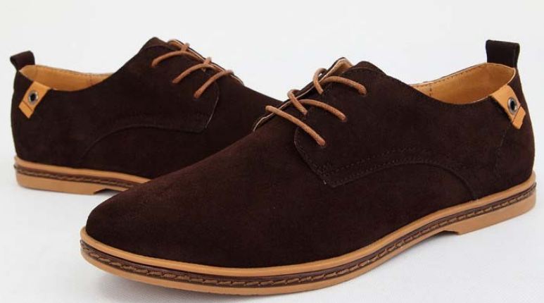 รองเท้าหุ้มส้น ผู้ชาย รองเท้าผู้ชาย สไตล์ Oxford แบบทางการ สีน้ำตาล สียอดนิยม รองเท้าหนัง มีสไตล์ ใส่ได้กับ กางเกงยีนส์ ดูดีสุด ๆ 17024_2
