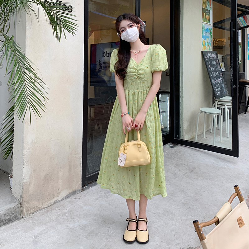 เดรสวัยรุ่น-เดรสคนอ้วนวัยรุ่น L-4XL(อก38-46 นิ้ว)