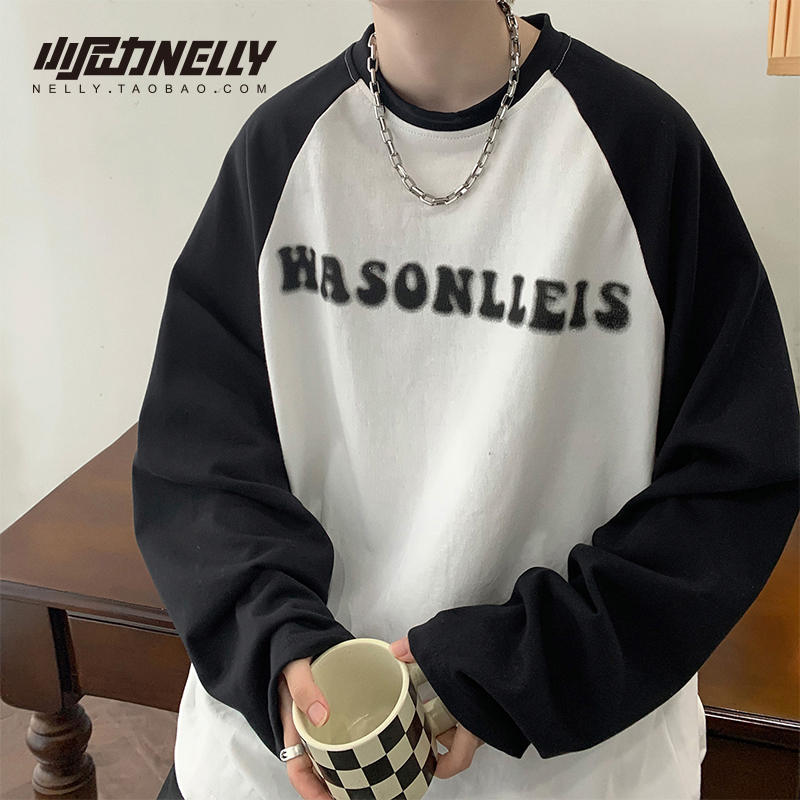 เสื้อยืดคอกลม ผู้ชาย เสื้อยืดผู้ชายเกาหลี เสื้อยืดเกาหลี แบรนด์ NELLY