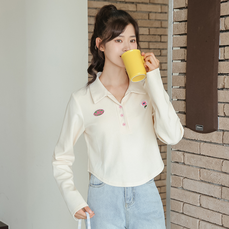 เสื้อผ้าวัยรุ่นเกาหลี เสื้อยืดวัยรุ่นผู้หญิง มีขนาด S M L XL