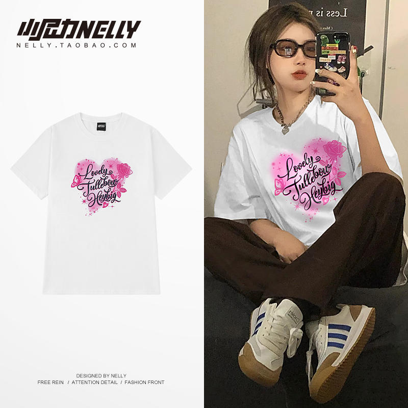เสื้อยืดคอกลม ผู้ชาย เสื้อยืดผู้ชายเกาหลี เสื้อยืดเกาหลี แบรนด์ NELLY