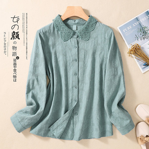 เสื้อลินิน เสื้อผ้าฝ้ายลินิน เสื้อเชิ้ตผ้าลินิน