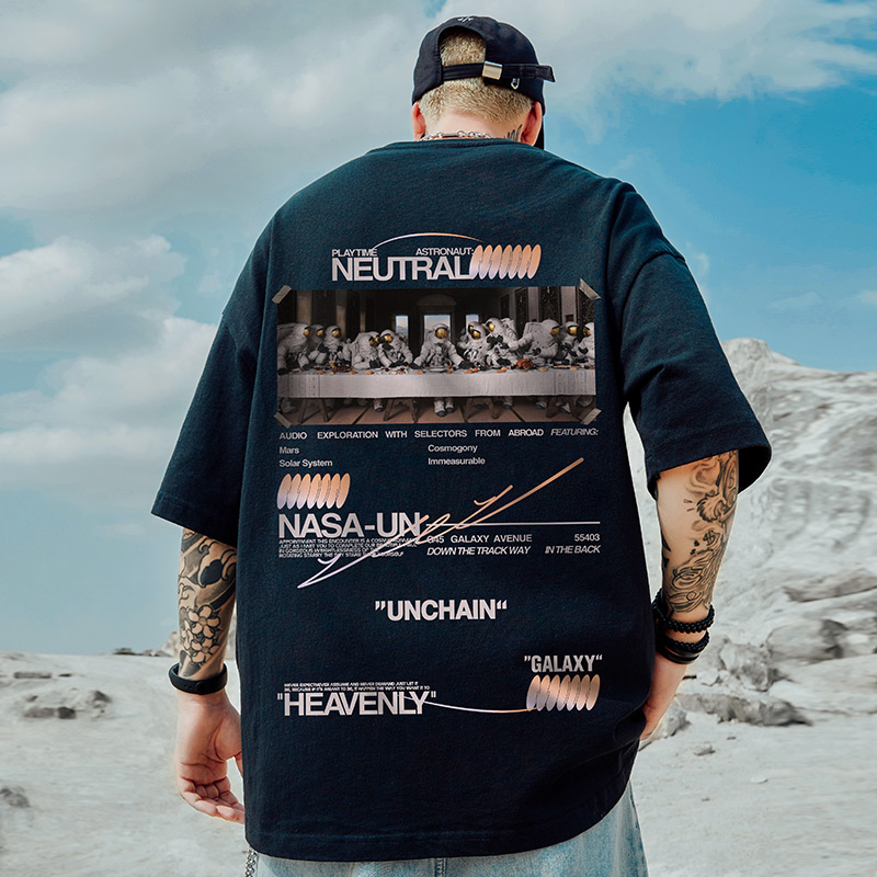 เสื้อยืดผู้ชายอ้วน S-5XL(อกเสื้อ39-51นิ้ว)