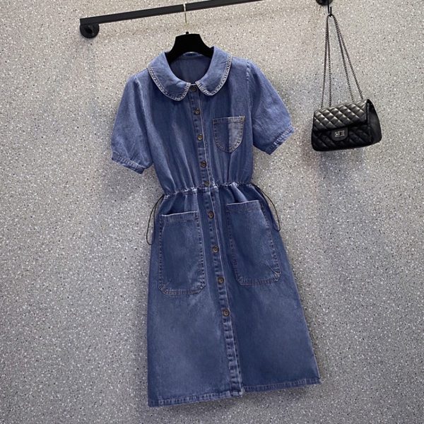 เดรสคนอ้วน เดรสสาวอวบ ชุดเดรสคนอ้วนวัยรุ่น BY PLUS SIZE Girl