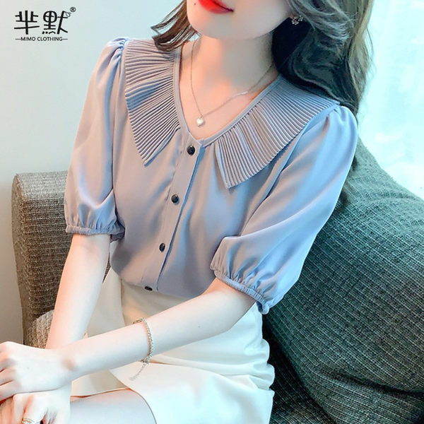 เสื้อชีฟองเกาหลี เสื้อชีฟองสวยๆ