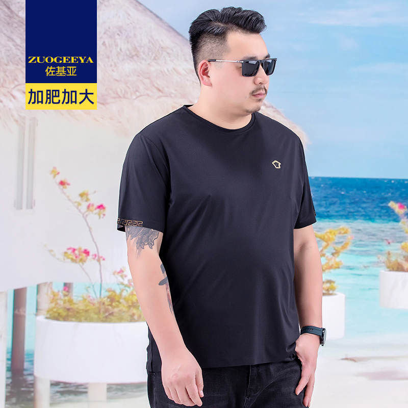 เสื้อยืดผู้ชายอ้วน XL-8XL น้ำหนักผู้สวม 60-150 กิโลกรัม