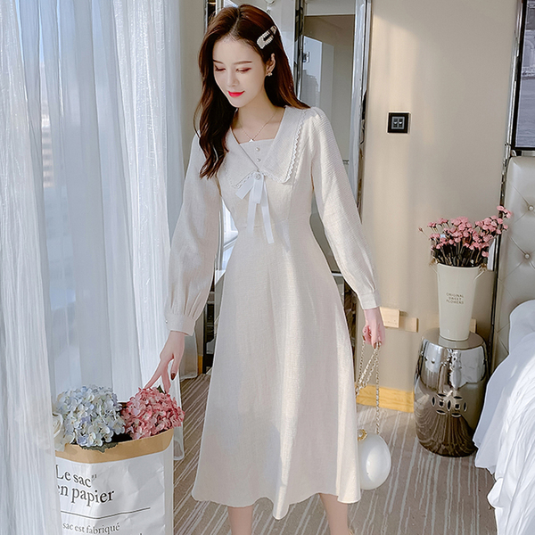 เดรสลูกไม้ชีฟอง เดรสวัยรุ่น By Meiyi women's clothing