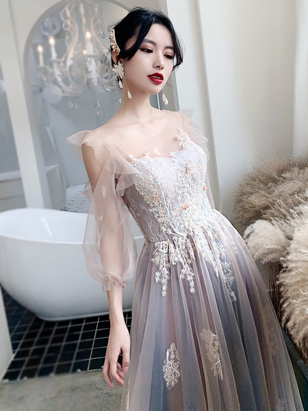 ชุดราตรี ชุดออกงาน ดีไซน์หรู แบรนด์ Angel